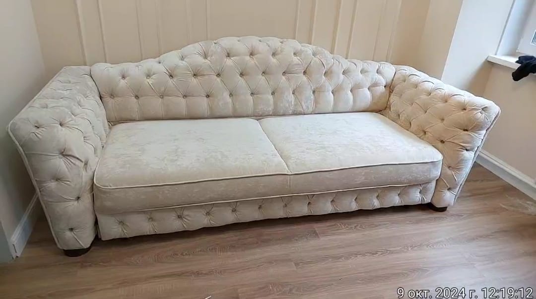 Замена обивки дивана на дому. Буинск